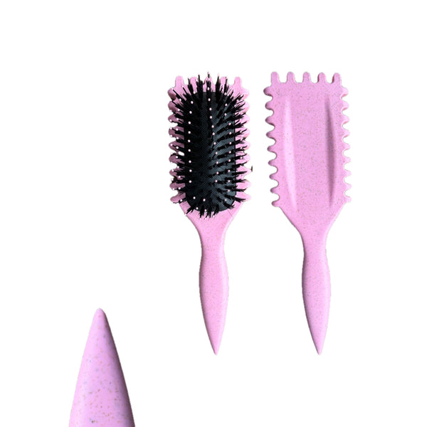 Lavender Air Cushion Hair Brush – Detangling & Styling Brush for Women and Men, Gentle Scalp Massage, Anti-Frizz Design